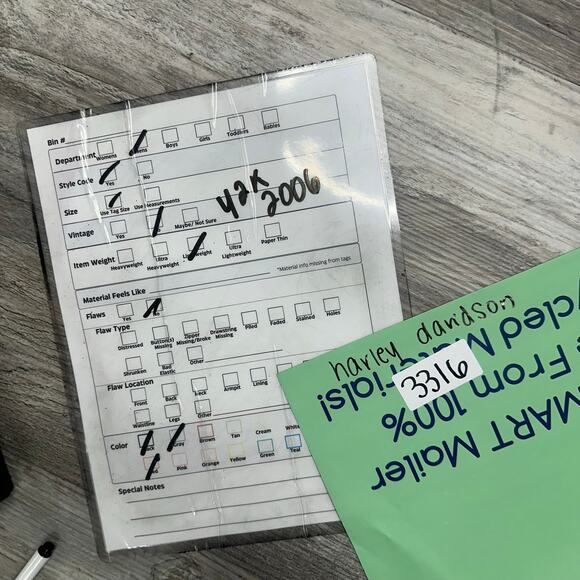 Vintage Y2K Harley Davidson Motorcycles Black Red Pinstripe Mens S Button Shirt‎ - Picture 8 of 8